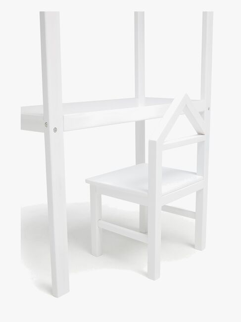 JLY  Huset Skrivebord med Stol, Hvid