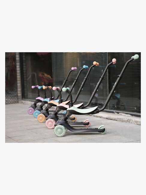 QPlay Sema Evo 5-in-1 Trehjulet Løbehjul, Violet