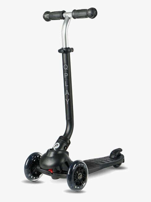 QPlay Sema Pro 5-in-1 Trehjulet Løbehjul, Sort