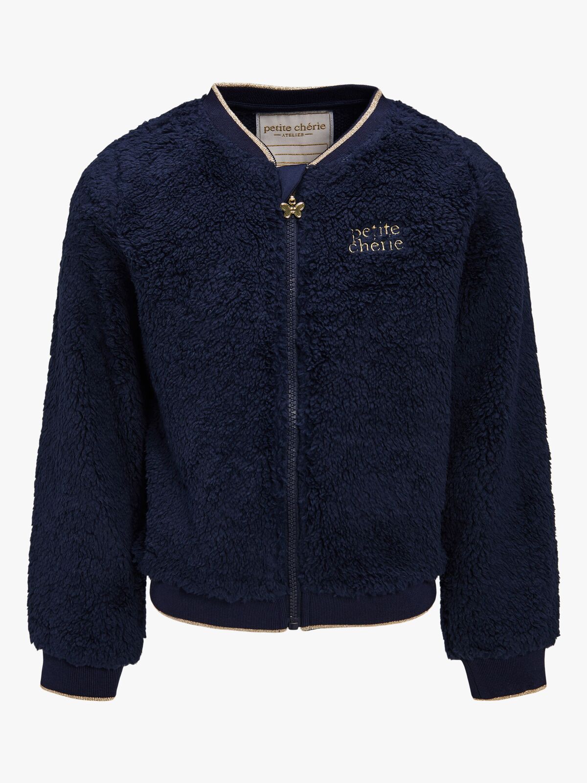 Petite Chérie Atelier Vienna Fleecetrøje, Black Iris