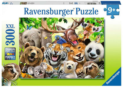 Ravensburger Puslespil Exotic Animals Selfie XXL 300 Brikker