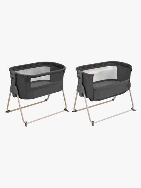 Maxi-Cosi Tori Beyond Bedside Crib, Graphite Eco