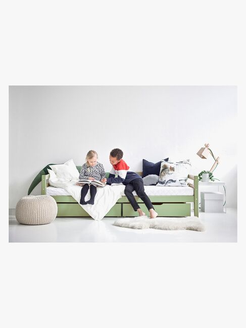 Hoppekids Juniorseng ECO Dream 90x200 cm, Pale Green