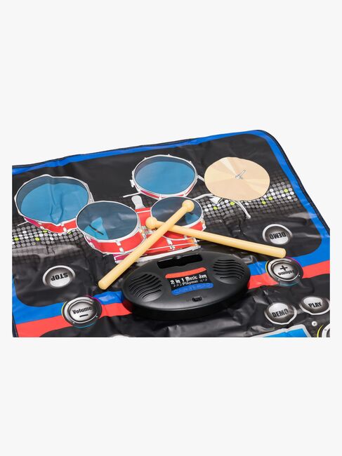 Cloudberry Castle Legetæppe Klaver & Trommer, 90x69 cm