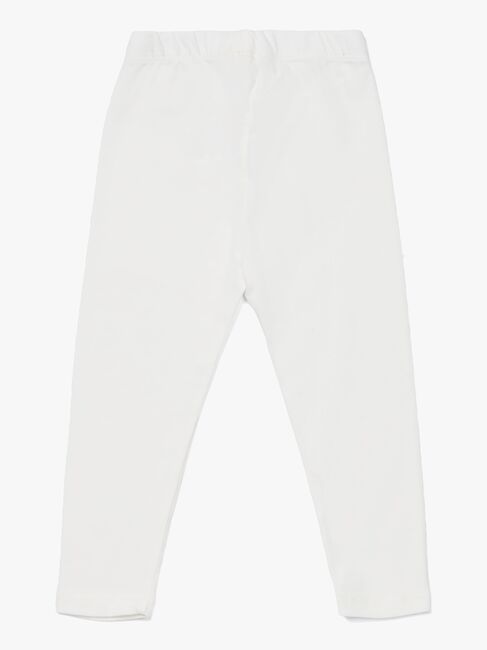 Petite Chérie Atelier Arielle Leggings 2-pak, White/Lavender