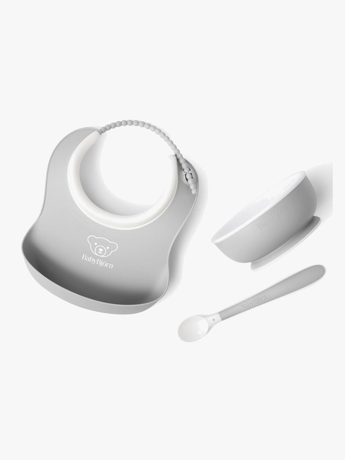 BabyBjörn Spisesæt 3 Dele, Grå