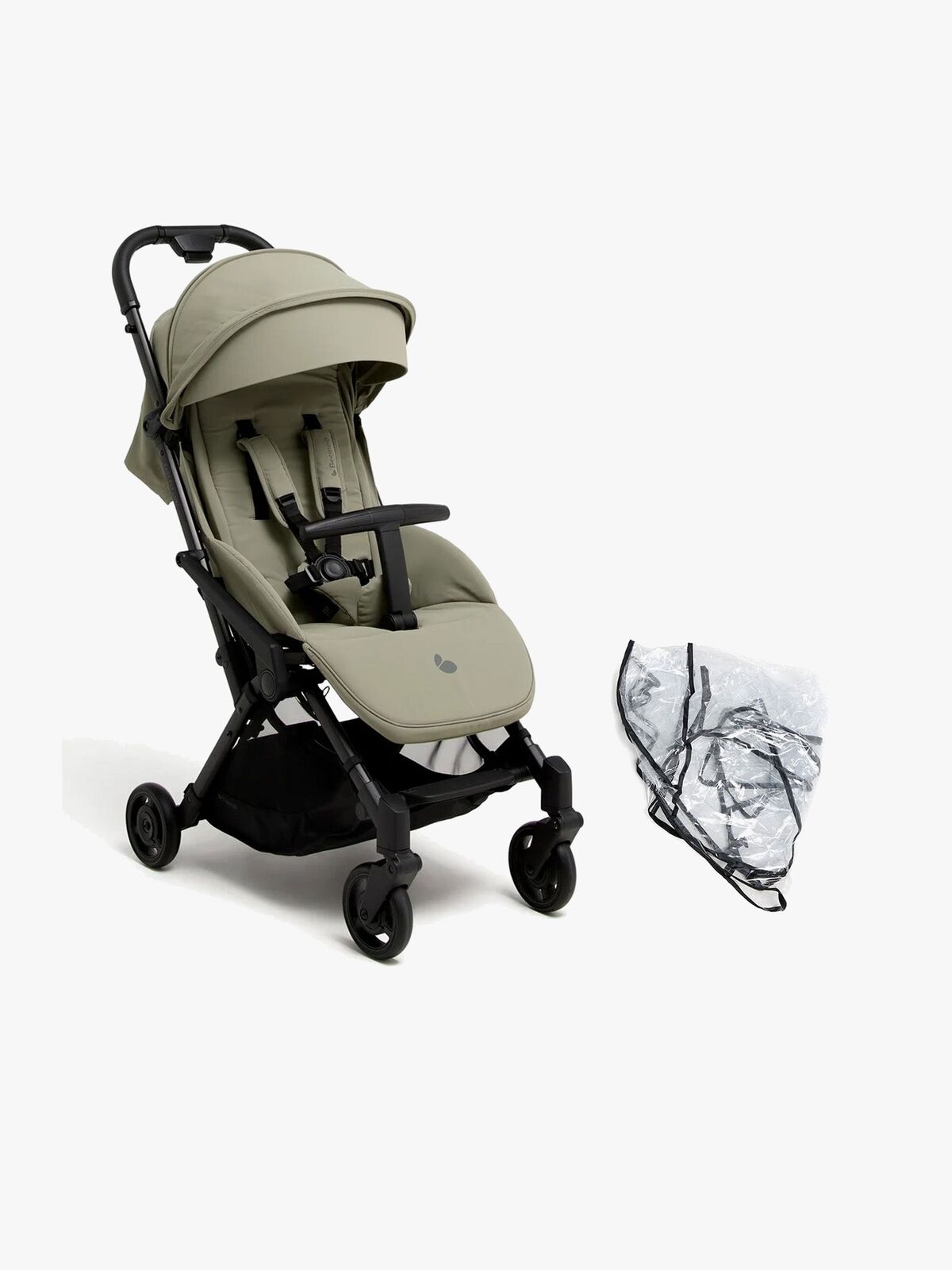 Beemoo Easy Fly Lux 4 Klapvogn inkl. Regnslag, Spring Green