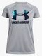 Under Armour Big Logo Tee Solid SS Træningstrøje, Steel