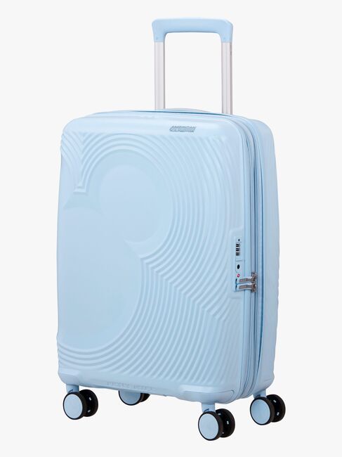 American Tourister Mickey Magic Spinner Kuffert 37-44L, Pastel Blue
