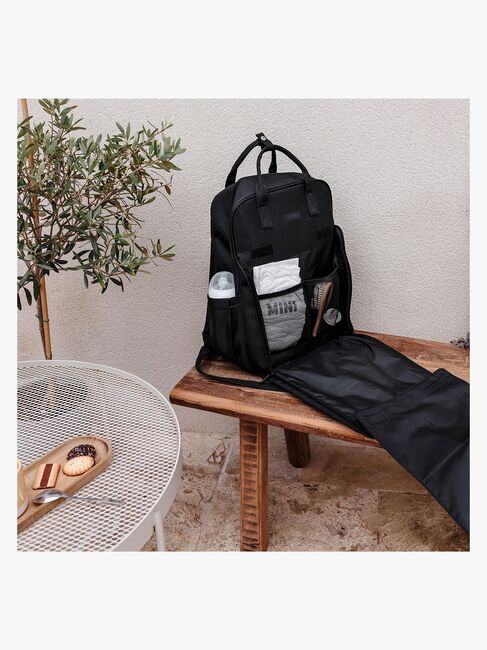 Tineo Pusletaske Rygsæk, Quilt Svart