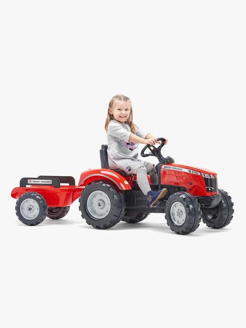 Falk Massey Ferguson S8740 Traktor med Trailer