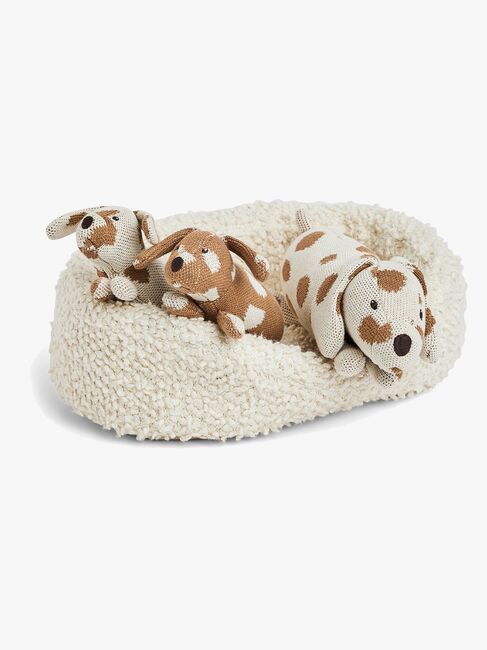 Smallstuff Hundekurv med Hundemor og Hvalpe