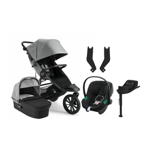 Baby Jogger City Elite 2 Duovogn inkl. Cybex Aton B2 i-Size Autostol Baby & Base, Pike/Barré