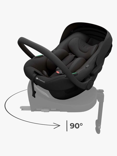 Kinderkraft I-LITE Autostol Baby, Graphite Black