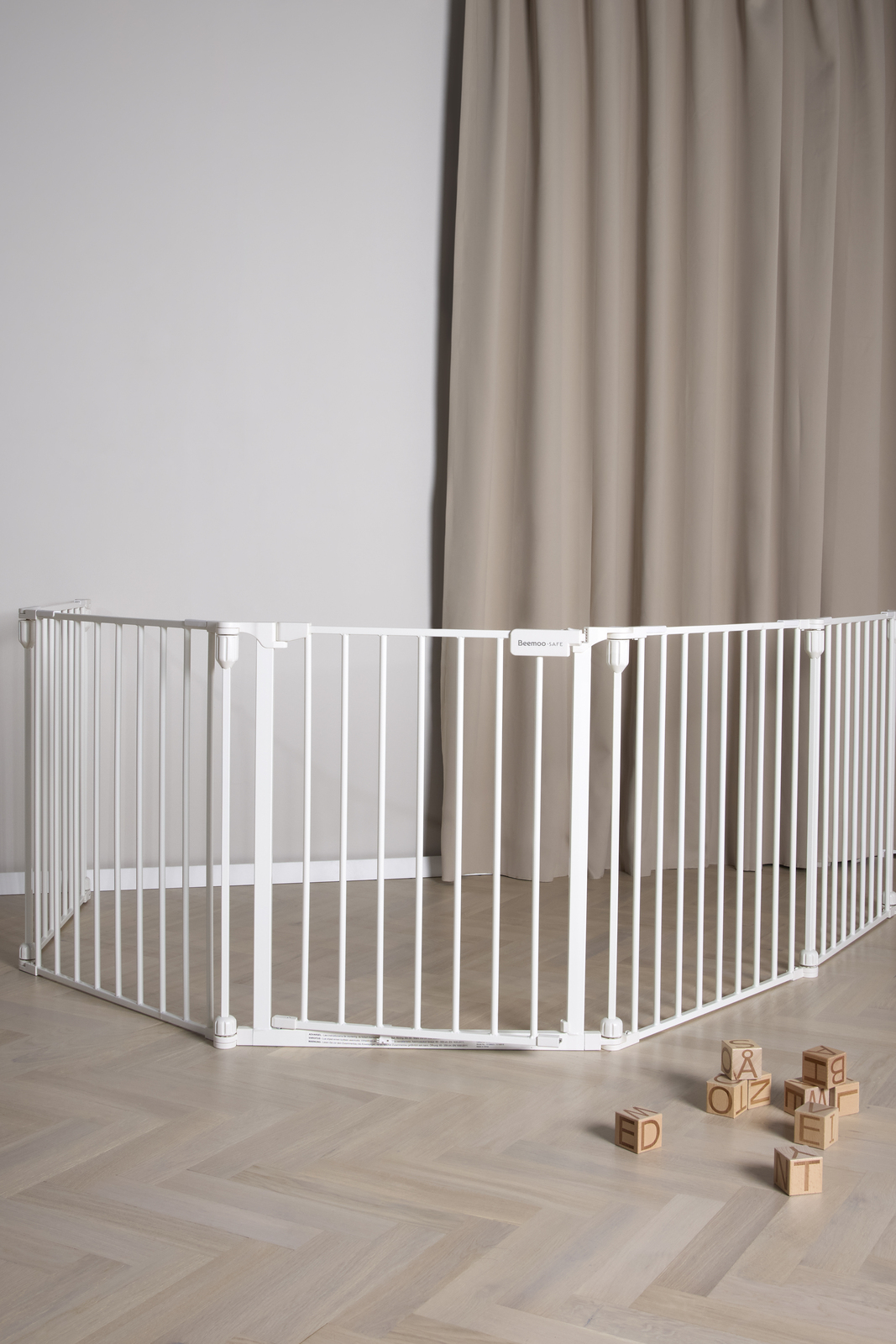 Beemoo SAFE Protect Skruegitter/rumdeler 5 Sektioner, White