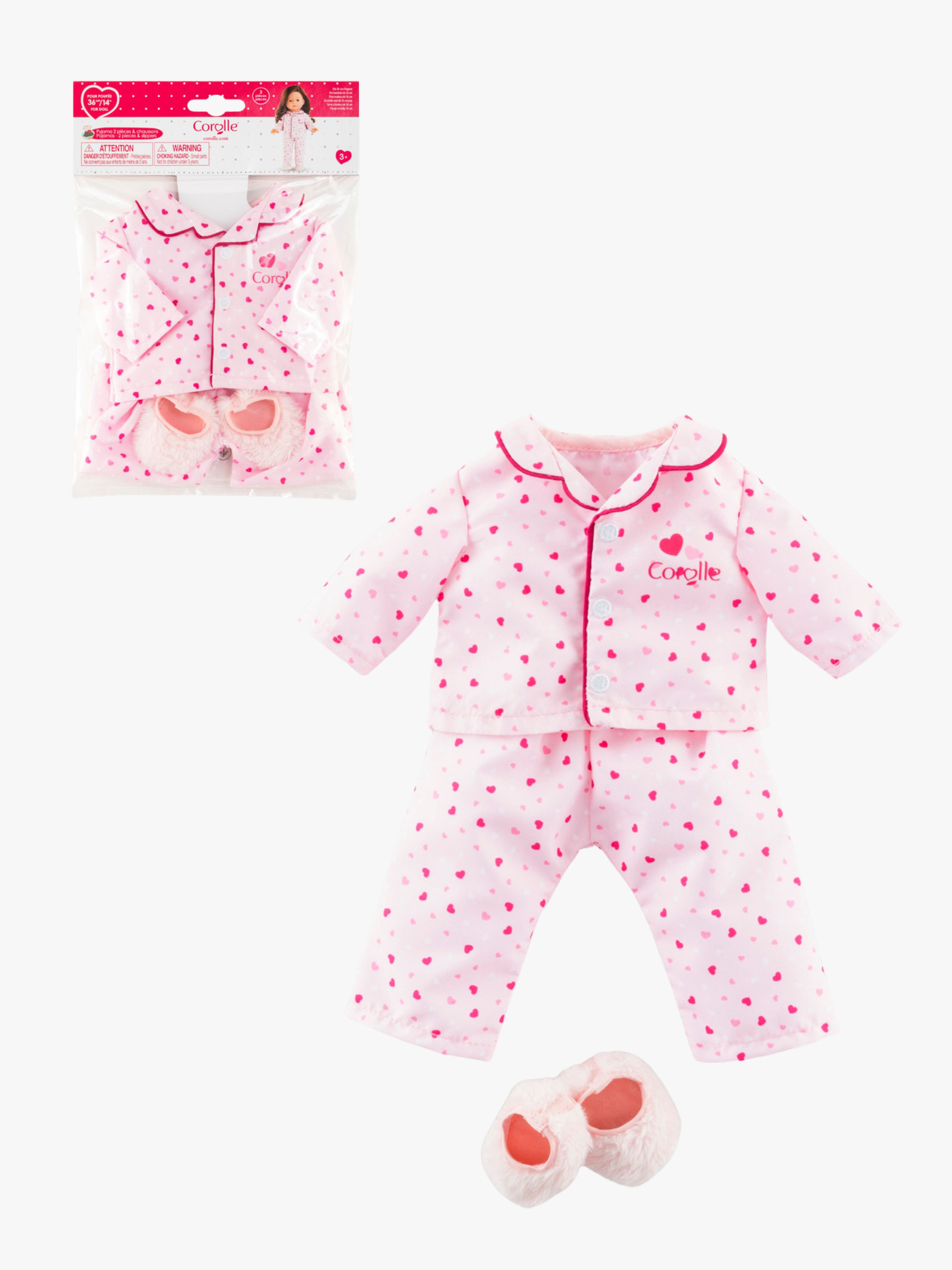 Corolle Dukketøj Pyjamas Med Hjemmesko 36 cm