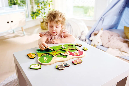 Hape Knoppuslespil Bondegårdsdyr 10 Brikker