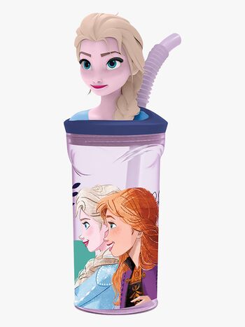Disney Frozen 2 Drikkedunk 3D Figur Tumbler 360 ml, Lilla