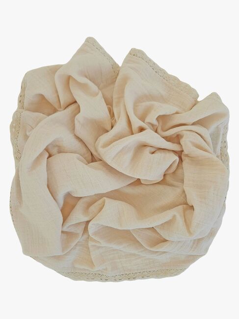 Summerville  Rynket Tæppe Lace, Sandshell