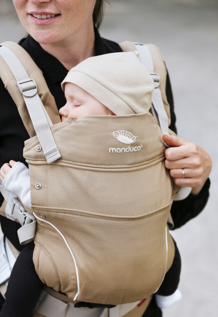 Manduca First PureCotton Bæresele, Nougat