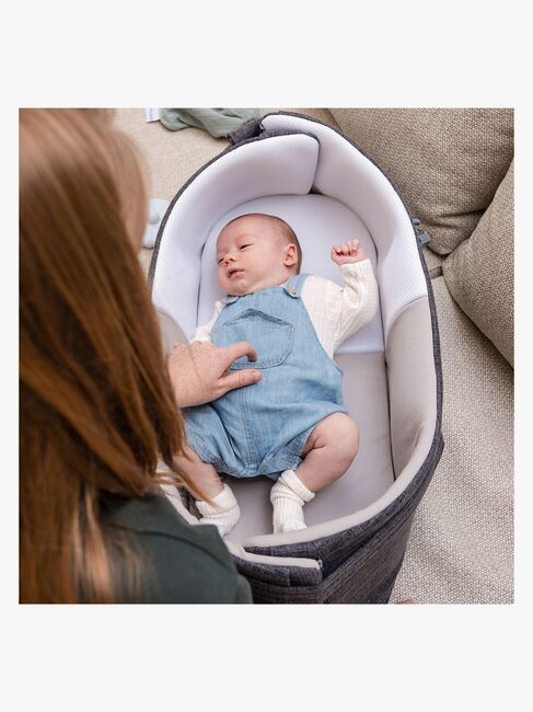 Doomoo Babynest/lift 3-i-1, Grå