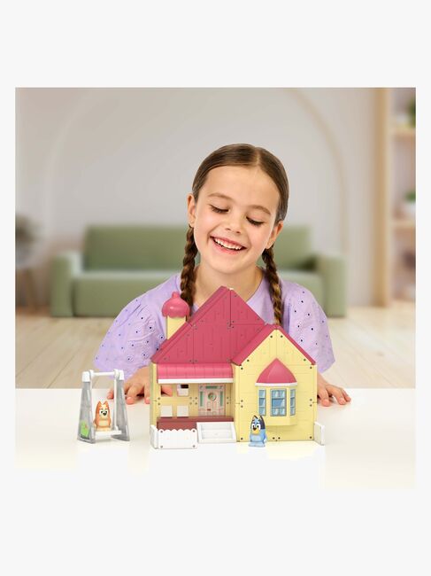Bluey Tile Town Bluey Heeler House Magnetsæt 46 Brikker