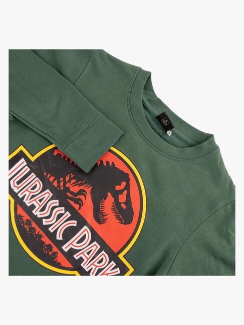 Jurassic Park-sæt med sweater og bukser, grøn