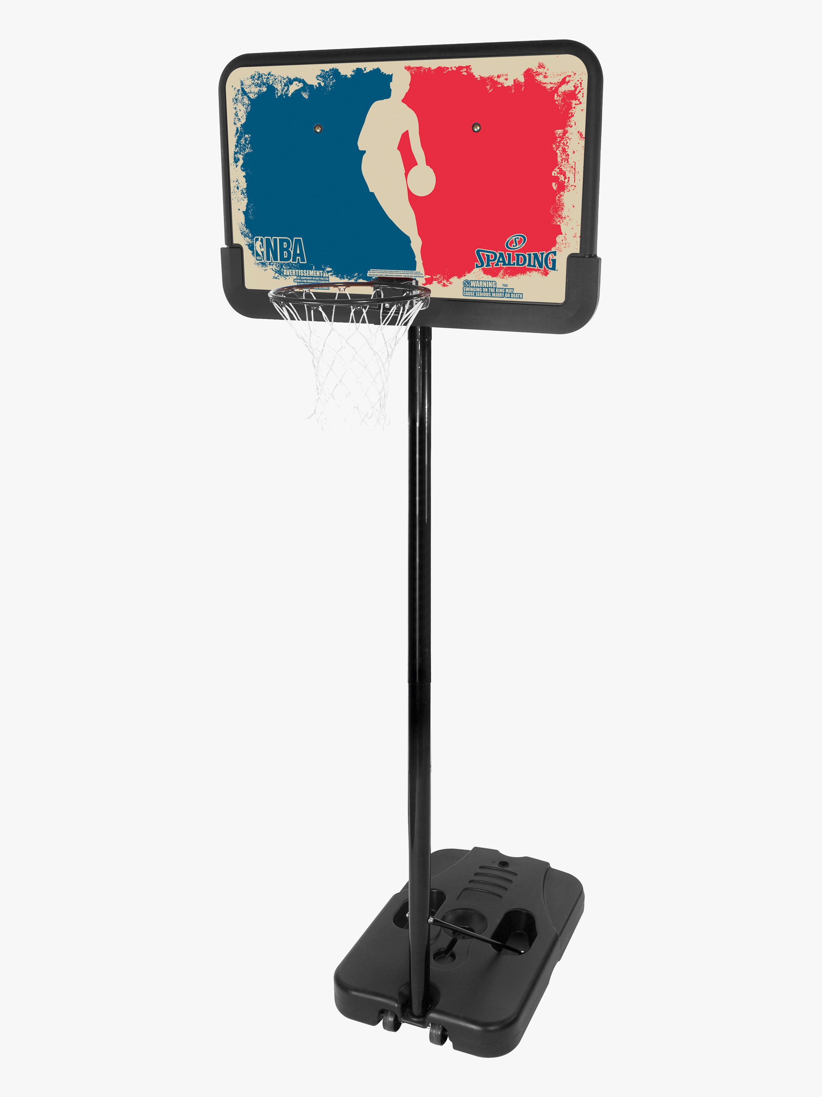Spalding Stativ m. Basketkurv NBA Logoman Portable