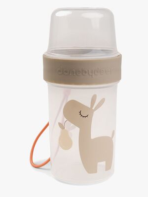 Done By Deer Lalee To Go Two-Way Snackbeholder, Sand