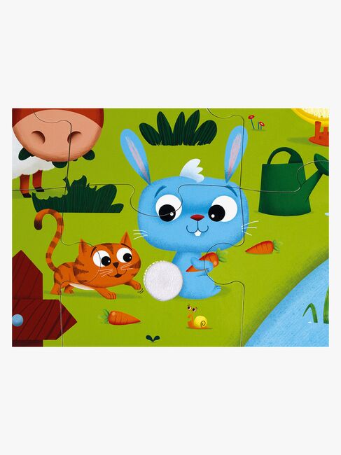 Janod Tactile Puslespil Bondegårdsdyr 20 Dele