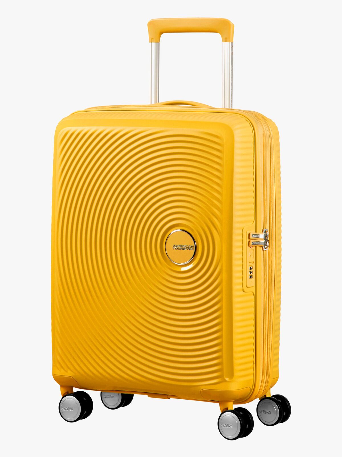 American Tourister Soundbox Spinner Rejsekuffert 35.5L, Golden Yellow
