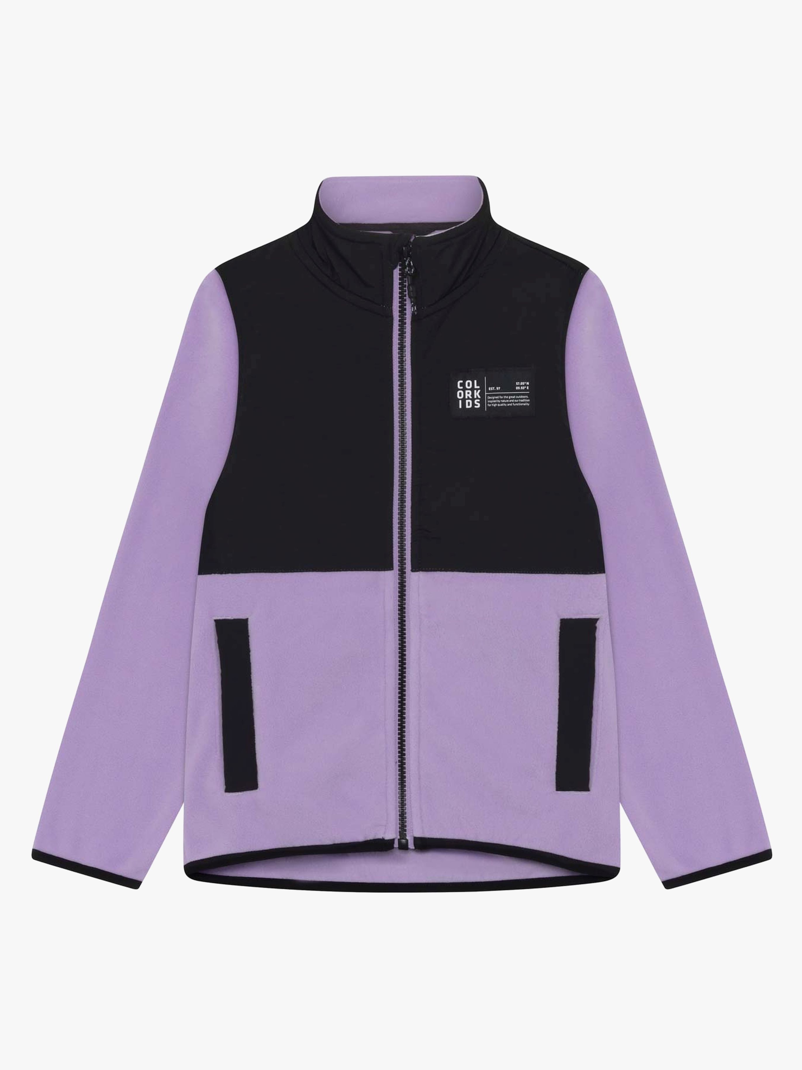 Color Kids Fleecetrøje, Purple Rose, 128