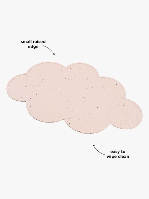 Done By Deer Dækkeserviet Silikone Confetti, Powder