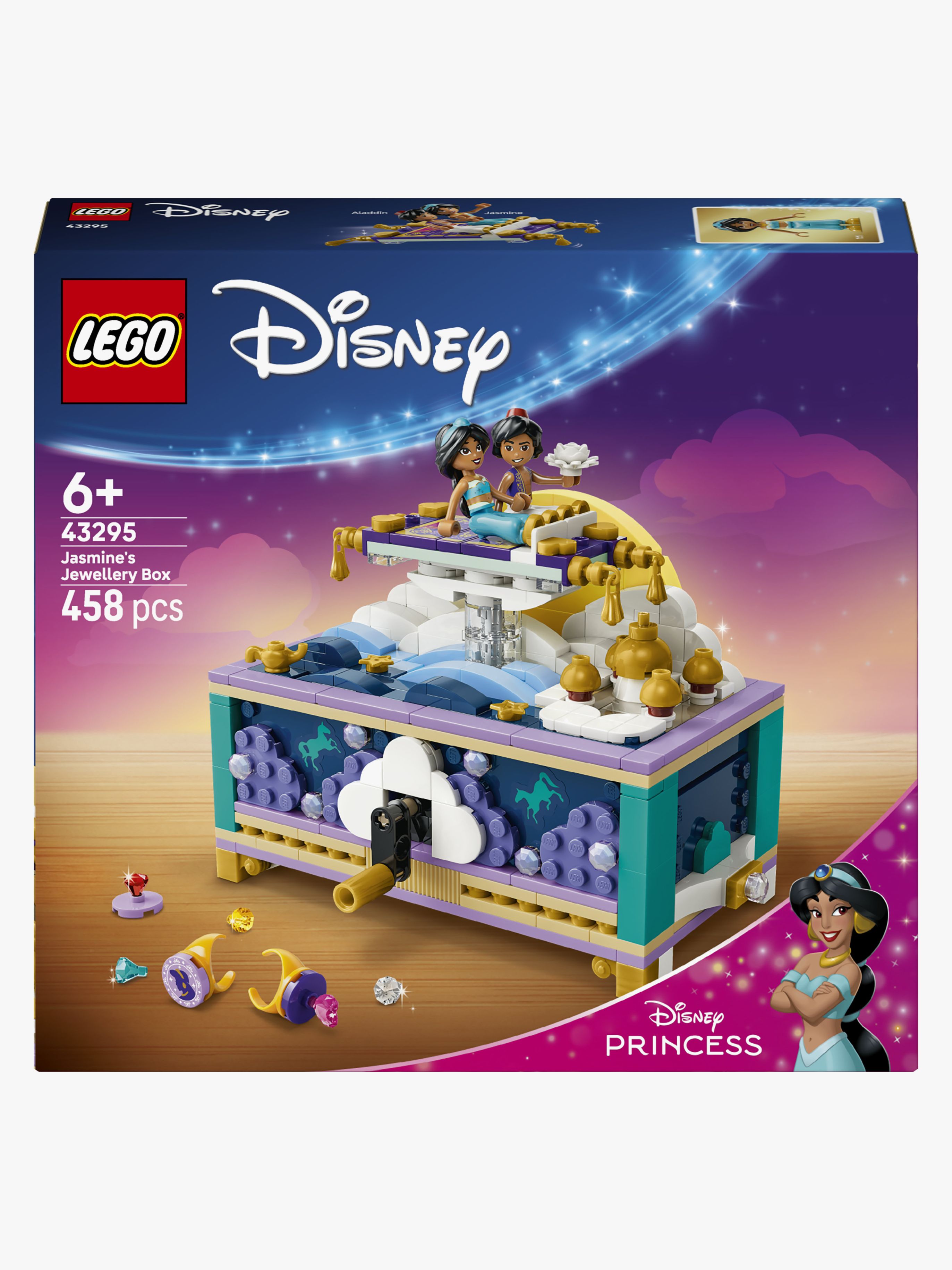 LEGO Disney Princess 43295 Jasmins smykkeskrin