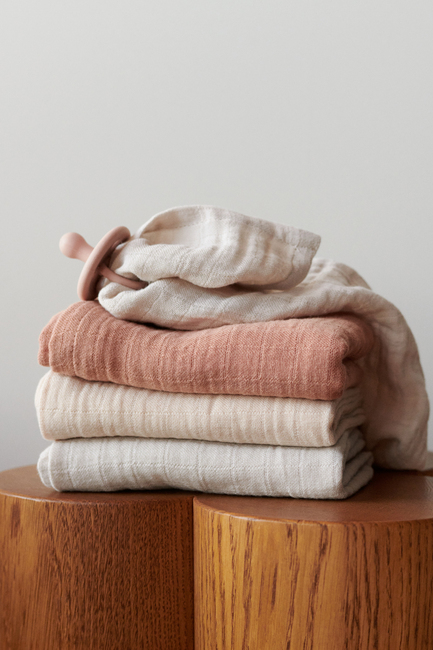 LIEWOOD Lewis Tæppe/ Stofble i Musselin 3-pak, Tuscany Rose