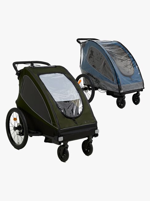 Beemoo Activity Sport Cykelanhænger inkl. Regnslag, Green