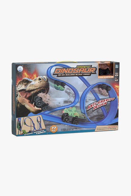Alex's Garage Magnetisk Racerbane Dinosaur 77 Dele