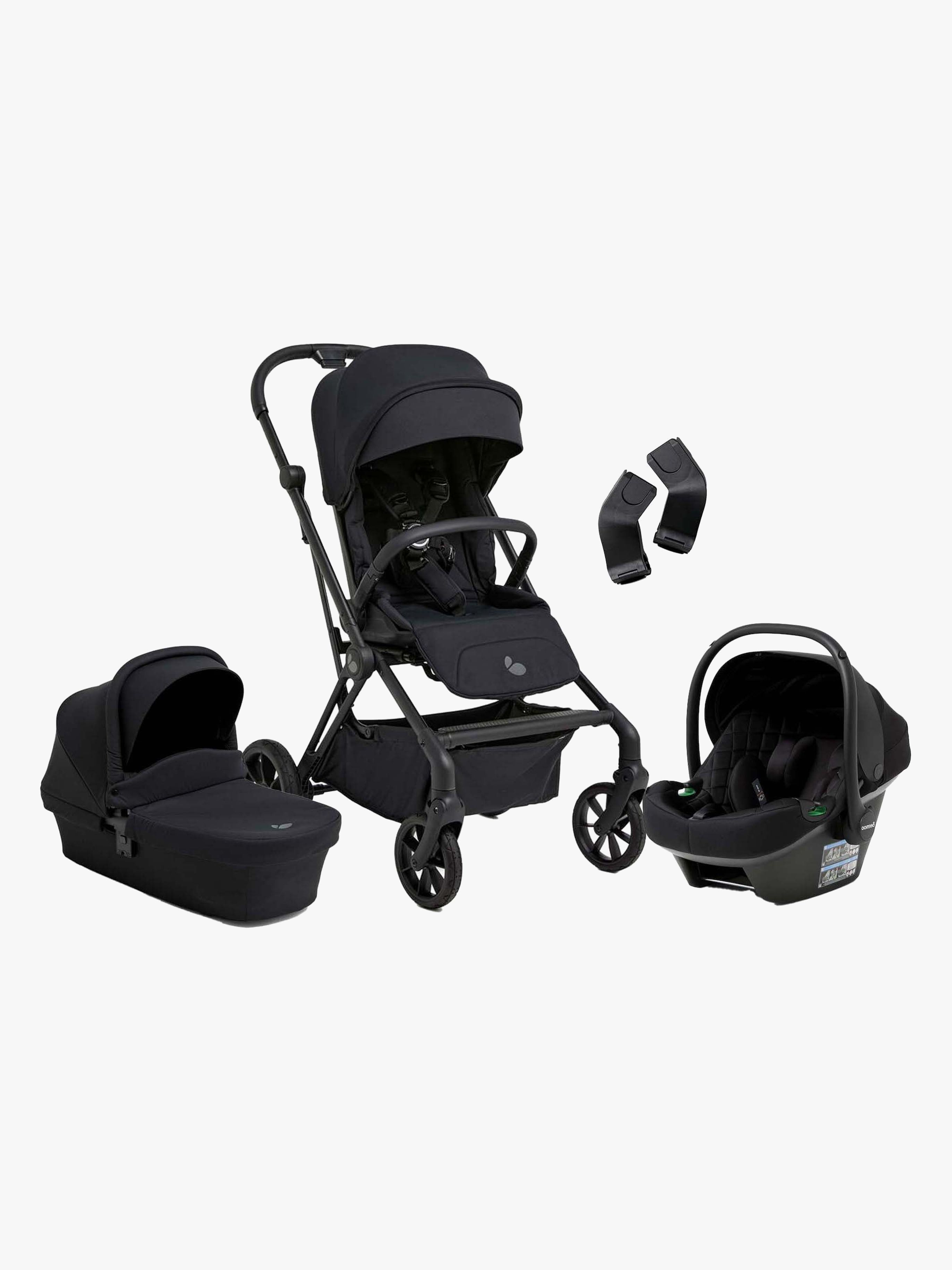 Beemoo Pro Twist Duovogn inkl. Beemoo Route Autostol Baby, Coffee Black/Black Stone