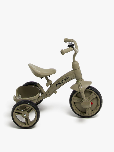 Pinepeak Mono Tri 2-i-1 Trehjulet Cykel, Olivengrøn