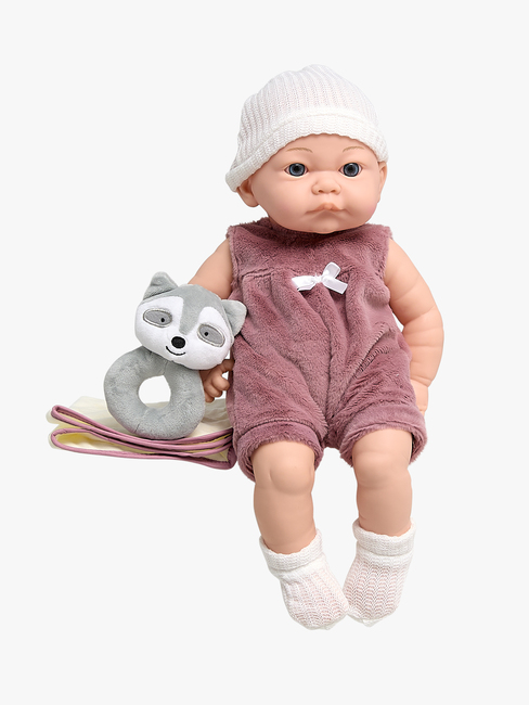 Cloudberry Castle Dukke Nyfødt 40 cm, Pink