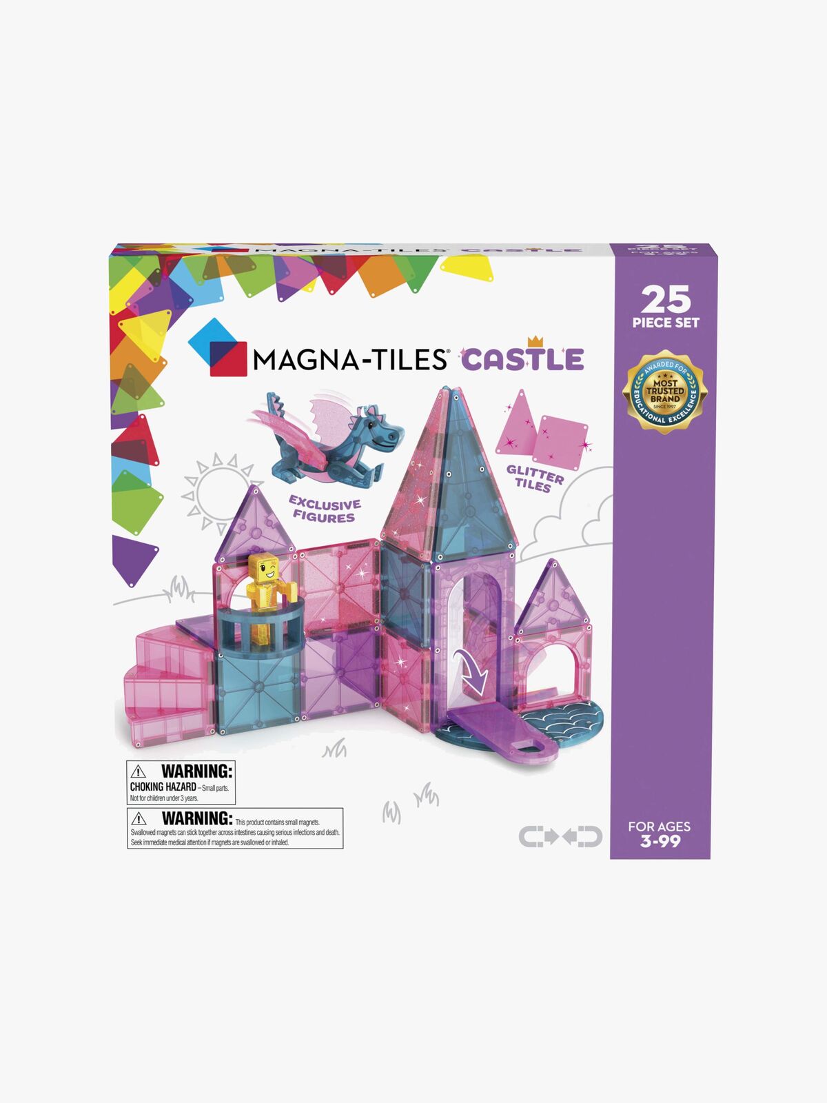 MAGNA-TILES Slot Byggesæt 25 Dele