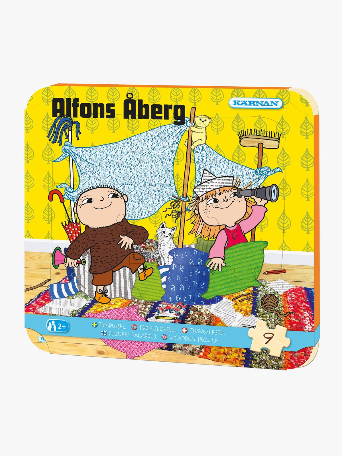 Alfons Åberg Puslespil 9 Brikker