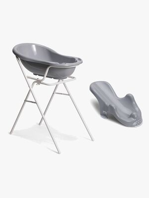 Beemoo CARE Badekar m. Badestol & Stativ, Grå