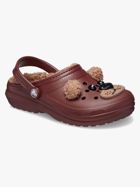 Crocs Classic Forede Hjemmesko, Bear/Dark Clay