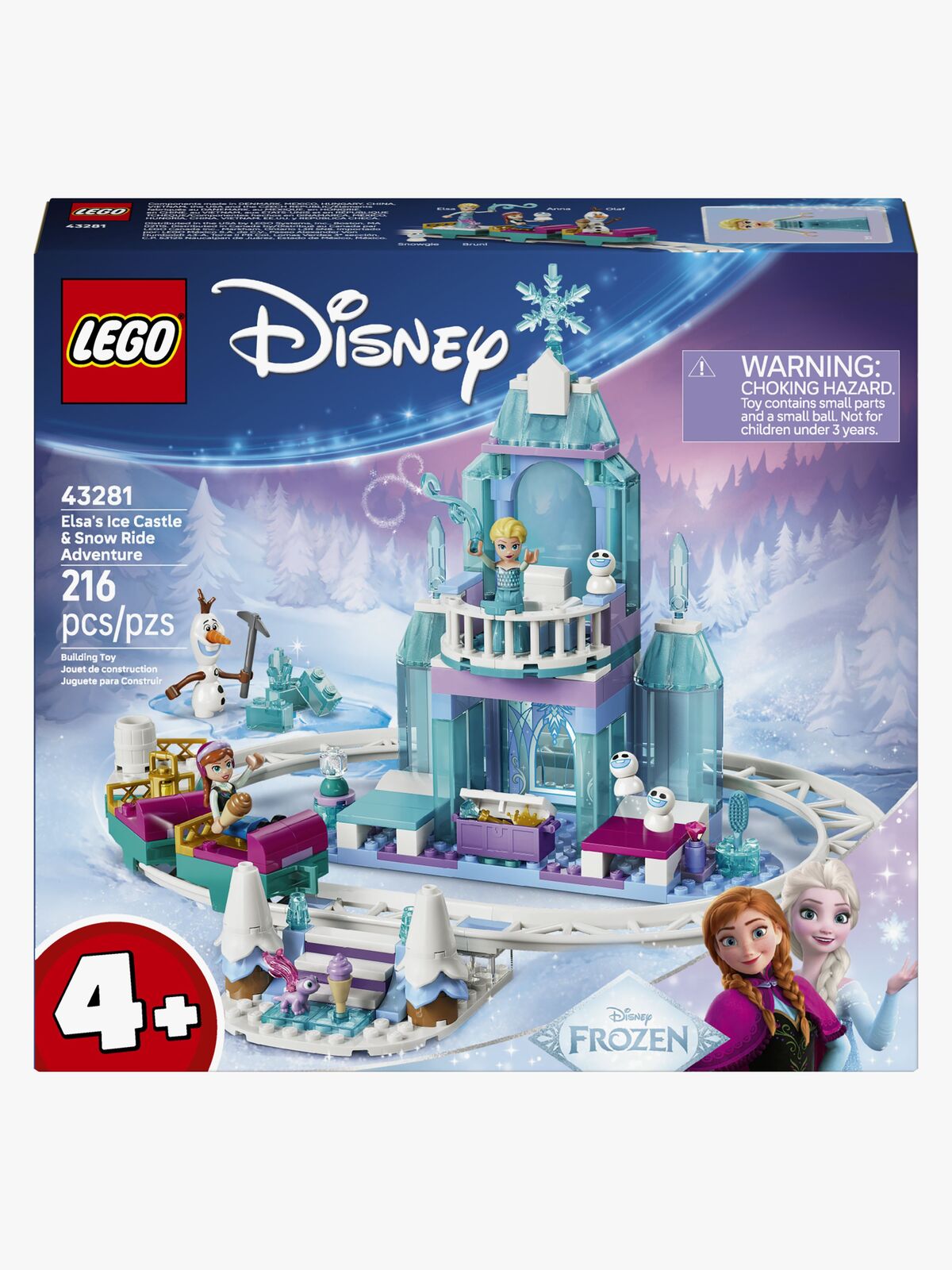 LEGO Disney Princess 43281 Elsas isslot og snebane-eventyr
