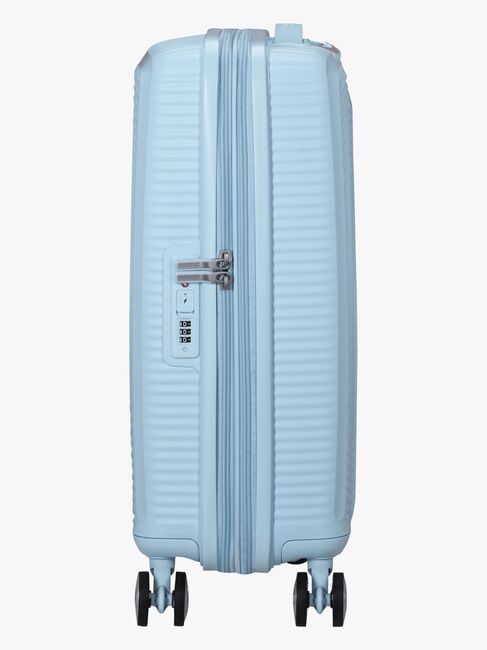 American Tourister Soundbox Spinner Kuffert 35,5L, Pastel Blue