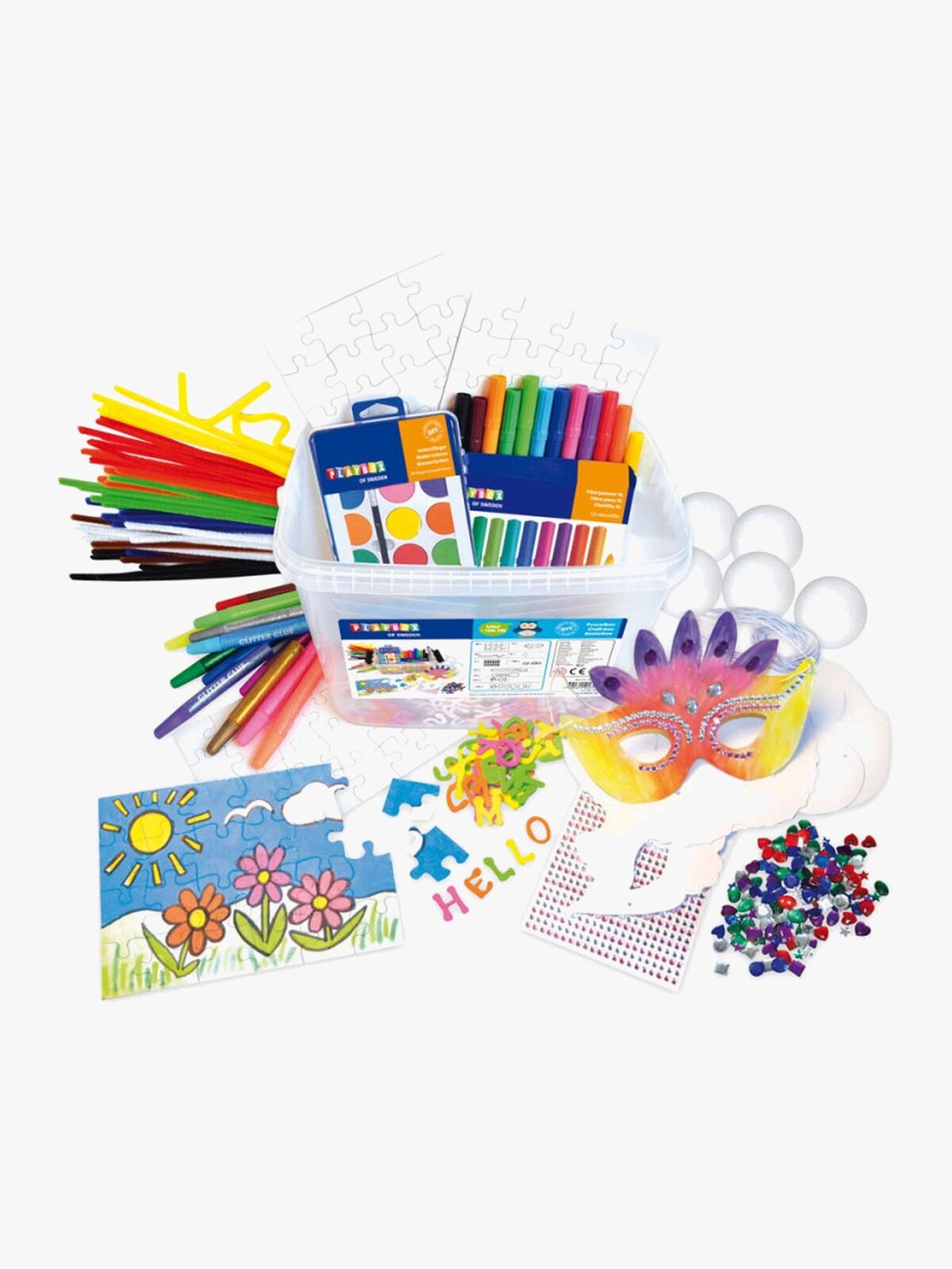 Playbox Kreativ Kasse, 1100 Dele