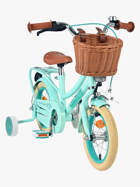 Volare Excellent Cykel med Kurv 12 Tommer, Grøn