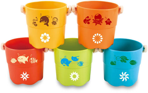 Scandinavian Baby Products Stacking Bucket Aktivitetslegetøj