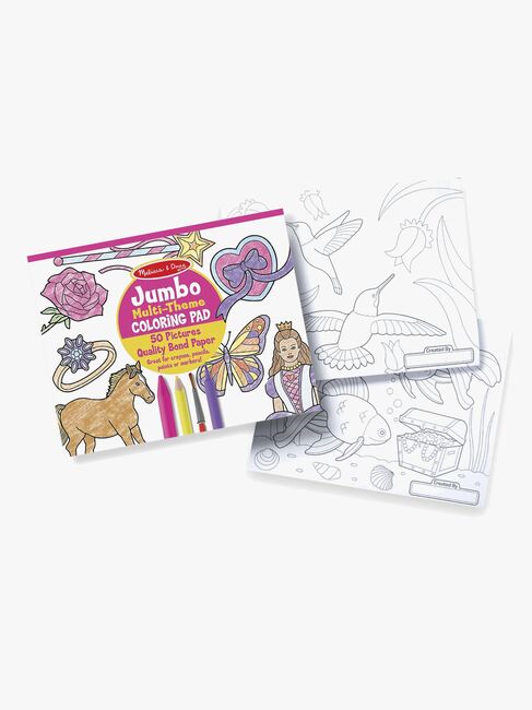 Melissa & Doug Malebøger Sæt - Princess, Animals og Multi-theme